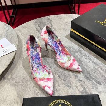 Christian Louboutin Blooming Printed Pumps 10cm 2024 0702 (MD-240702001)