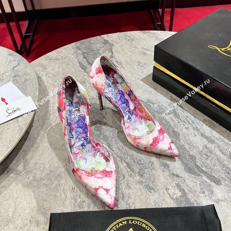 Christian Louboutin Blooming Printed Pumps 10cm 2024 0702 (MD-240702001)