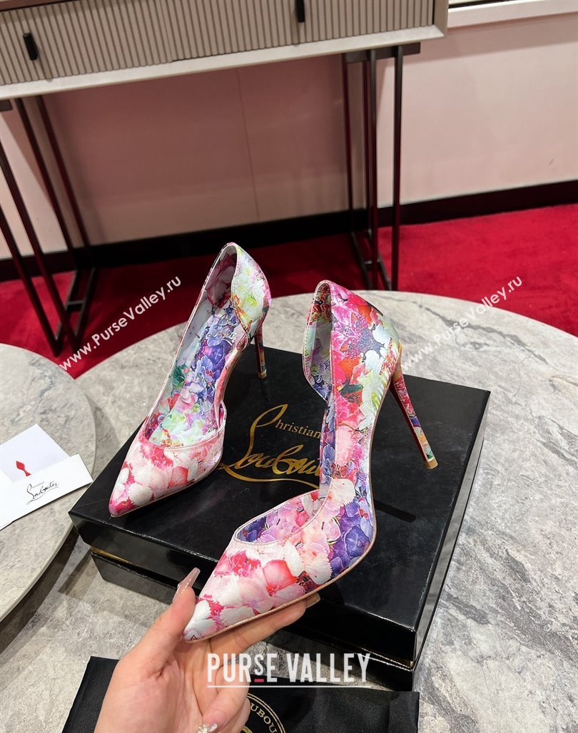 Christian Louboutin Blooming Printed Pumps 10cm 2024 0702 (MD-240702001)