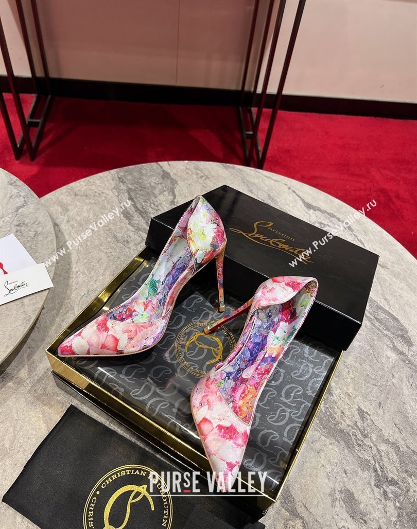 Christian Louboutin Blooming Printed Pumps 10cm 2024 0702 (MD-240702001)