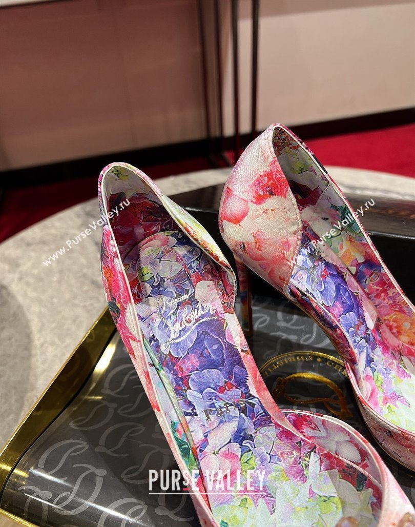 Christian Louboutin Blooming Printed Pumps 10cm 2024 0702 (MD-240702001)