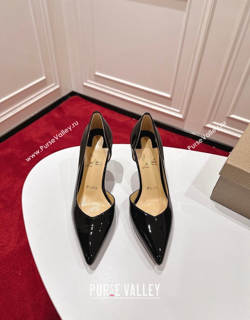 Christian Louboutin Iriza Pumps 8.5cm in Patent Leather Black 2025 (MD-251030123)