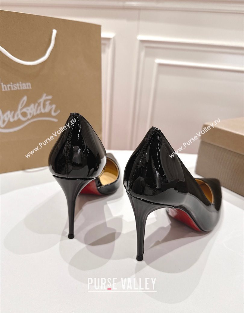 Christian Louboutin Iriza Pumps 8.5cm in Patent Leather Black 2025 (MD-251030123)