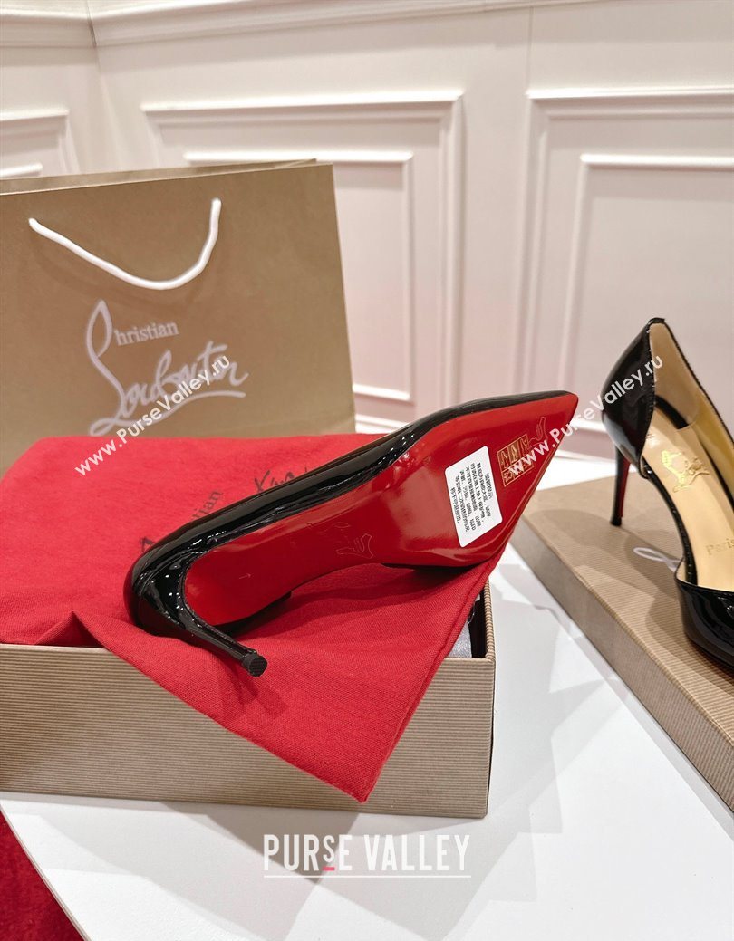 Christian Louboutin Iriza Pumps 8.5cm in Patent Leather Black 2025 (MD-251030123)