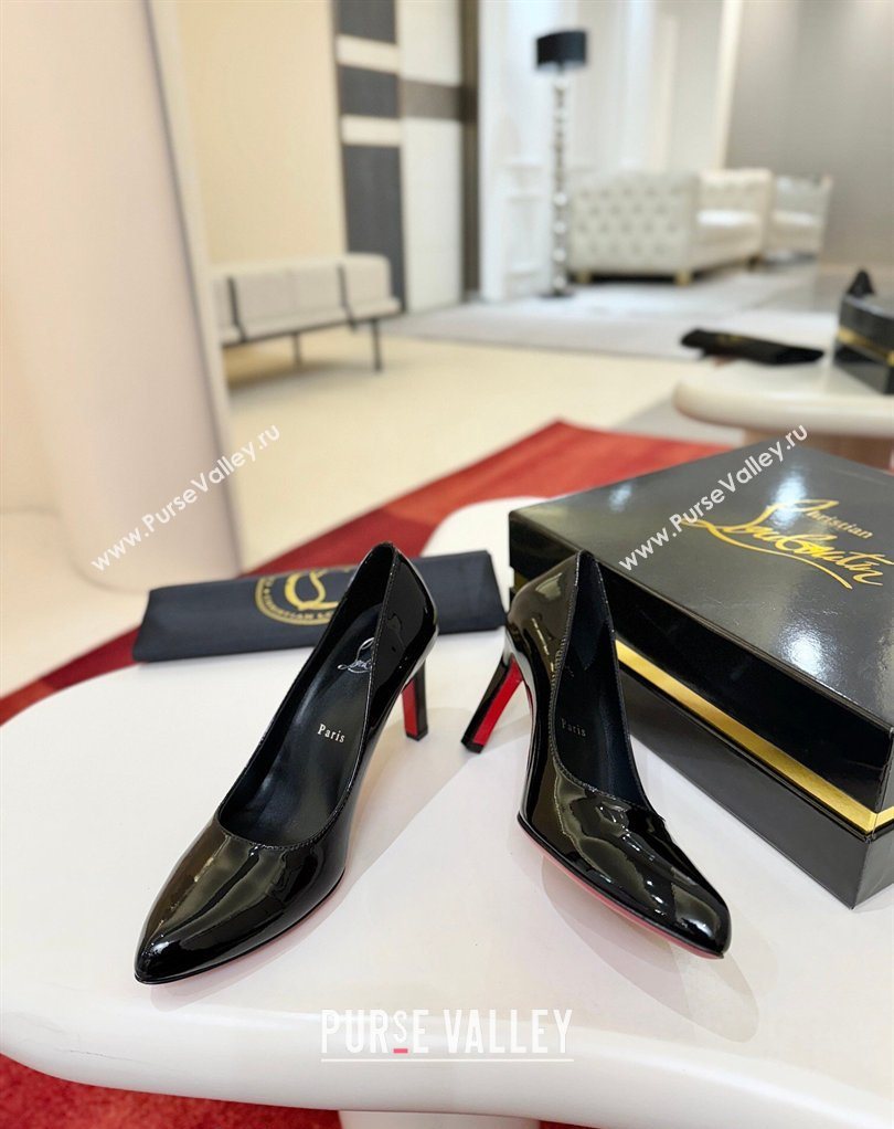 Christian Louboutin Fannylove Pumps 8.5cm in Patent Leather Black 2026 0225 (MD-260225098)
