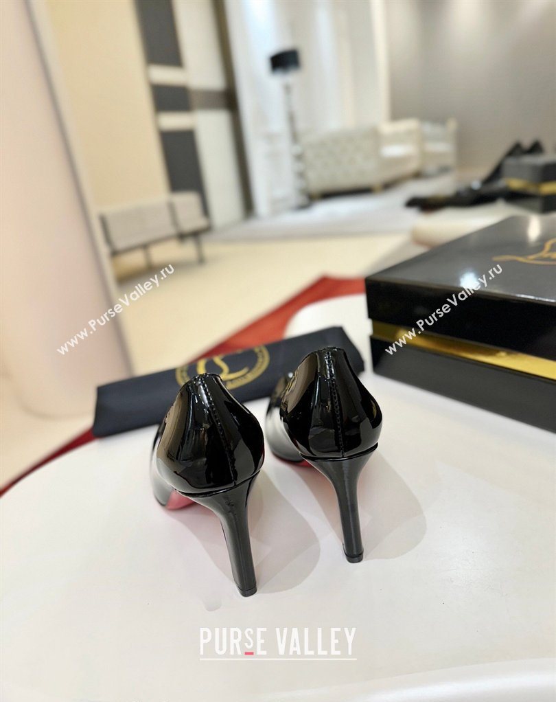 Christian Louboutin Fannylove Pumps 8.5cm in Patent Leather Black 2026 0225 (MD-260225098)