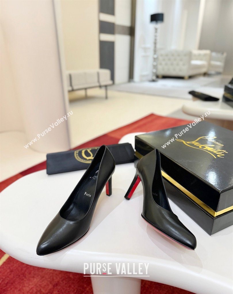 Christian Louboutin Fannylove Pumps 8.5cm in Calf Leather Black 2026 0225 (MD-260225100)