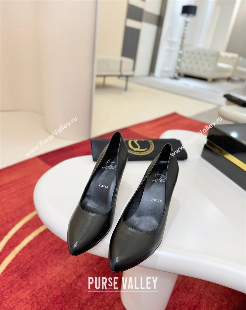 Christian Louboutin Fannylove Pumps 8.5cm in Calf Leather Black 2026 0225 (MD-260225100)