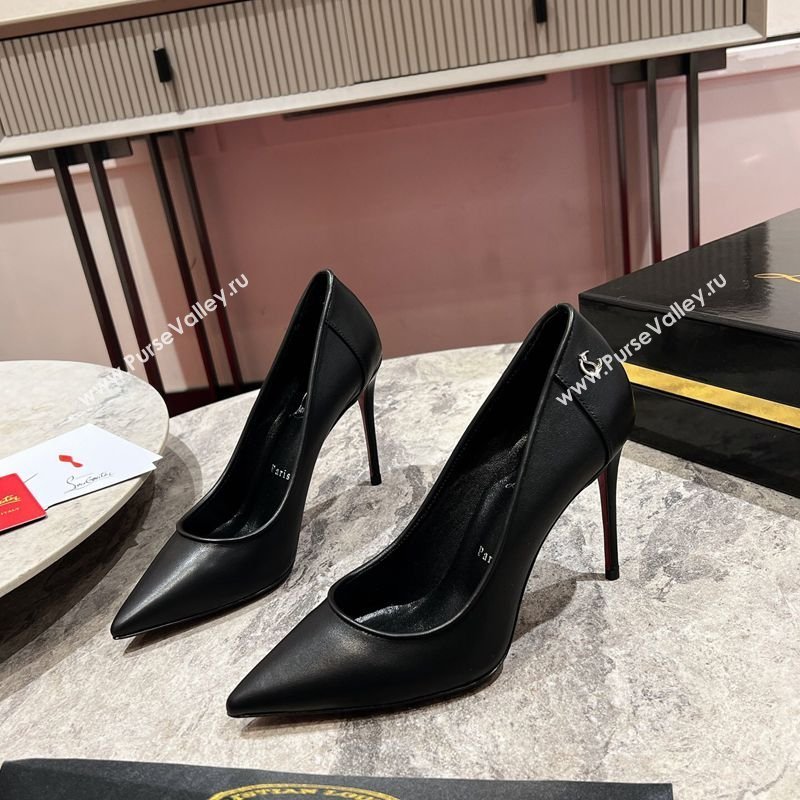 Christian Louboutin Sporty Kate Pumps 10cm in Calf Leather Black 2026 0225 (MD-260225083)