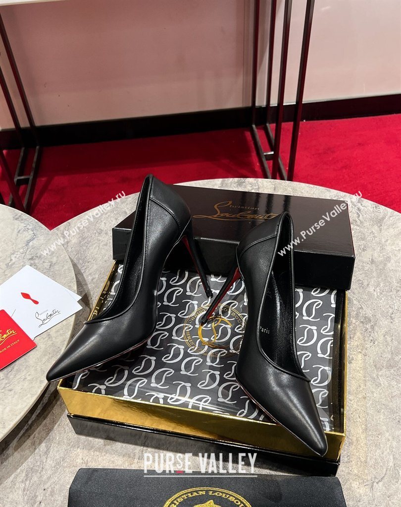 Christian Louboutin Sporty Kate Pumps 10cm in Calf Leather Black 2026 0225 (MD-260225083)