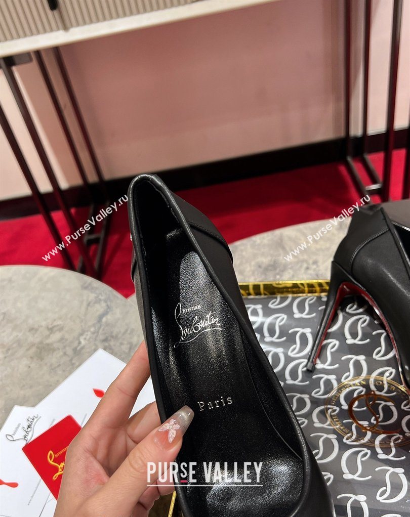 Christian Louboutin Sporty Kate Pumps 10cm in Calf Leather Black 2026 0225 (MD-260225083)