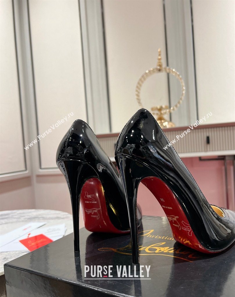 Christian Louboutin So Kate Pumps 12cm in Patent Leather Black 2026 0225 (MD-260225073)