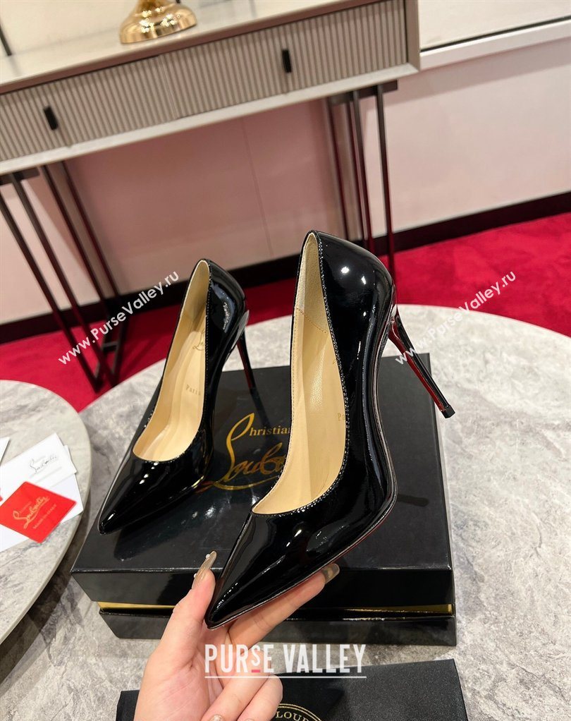 Christian Louboutin Kate Pumps 10cm in Patent Leather Black 2026 0225 (MD-260225075)