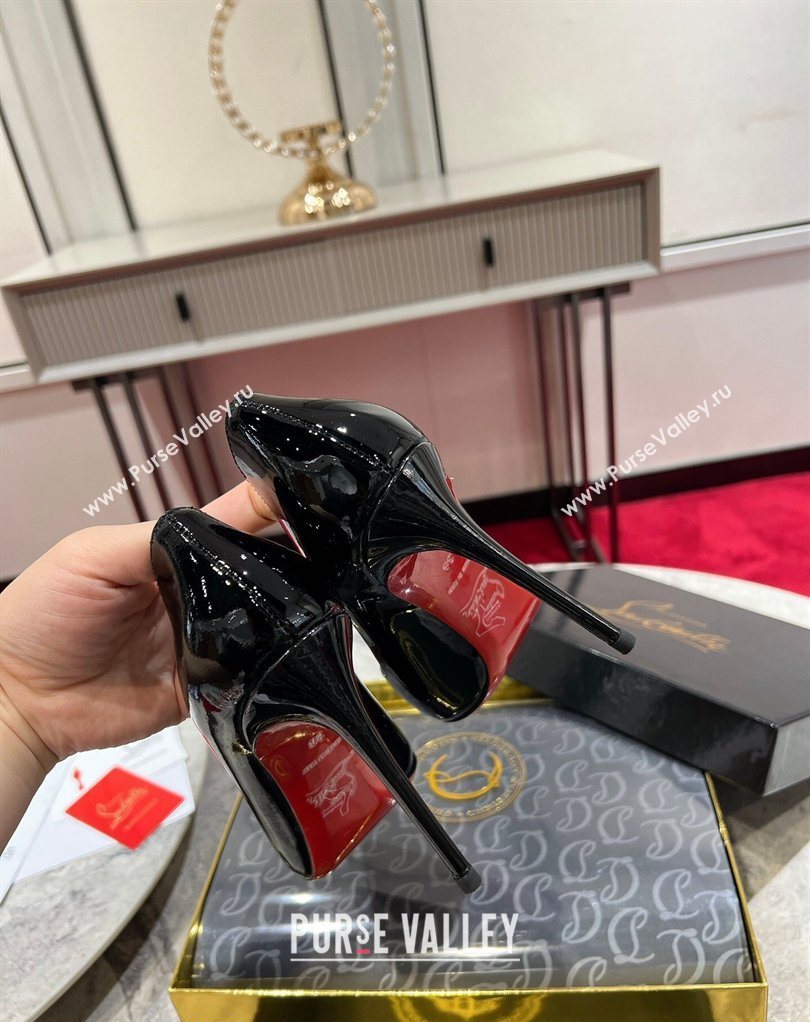Christian Louboutin Kate Pumps 10cm in Patent Leather Black 2026 0225 (MD-260225075)