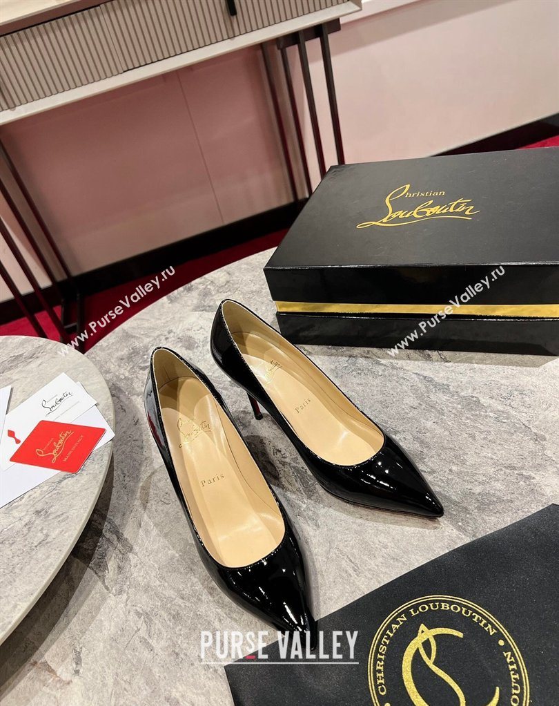 Christian Louboutin Kate Pumps 8.5cm in Patent Leather Black 2026 0225 (MD-260225077)