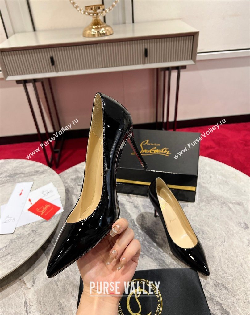 Christian Louboutin Kate Pumps 8.5cm in Patent Leather Black 2026 0225 (MD-260225077)