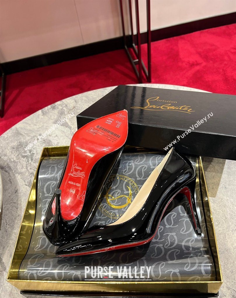 Christian Louboutin Kate Pumps 8.5cm in Patent Leather Black 2026 0225 (MD-260225077)