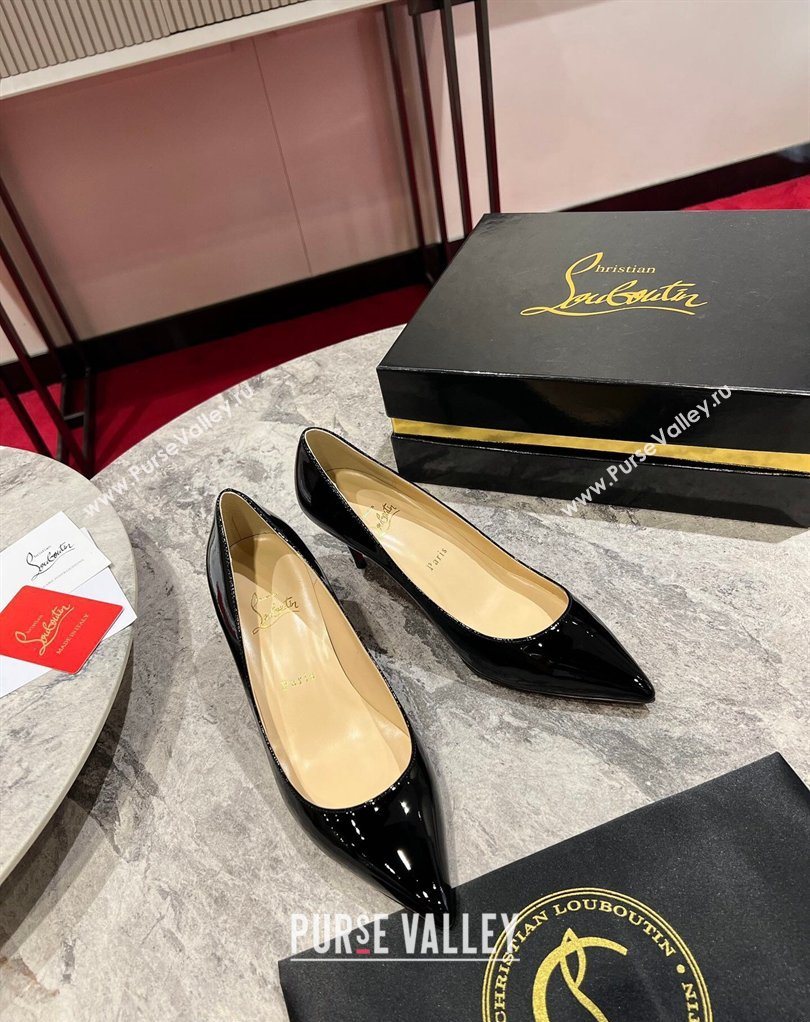 Christian Louboutin Kate Pumps 6.5cm in Patent Leather Black 2026 0225 (MD-260225078)