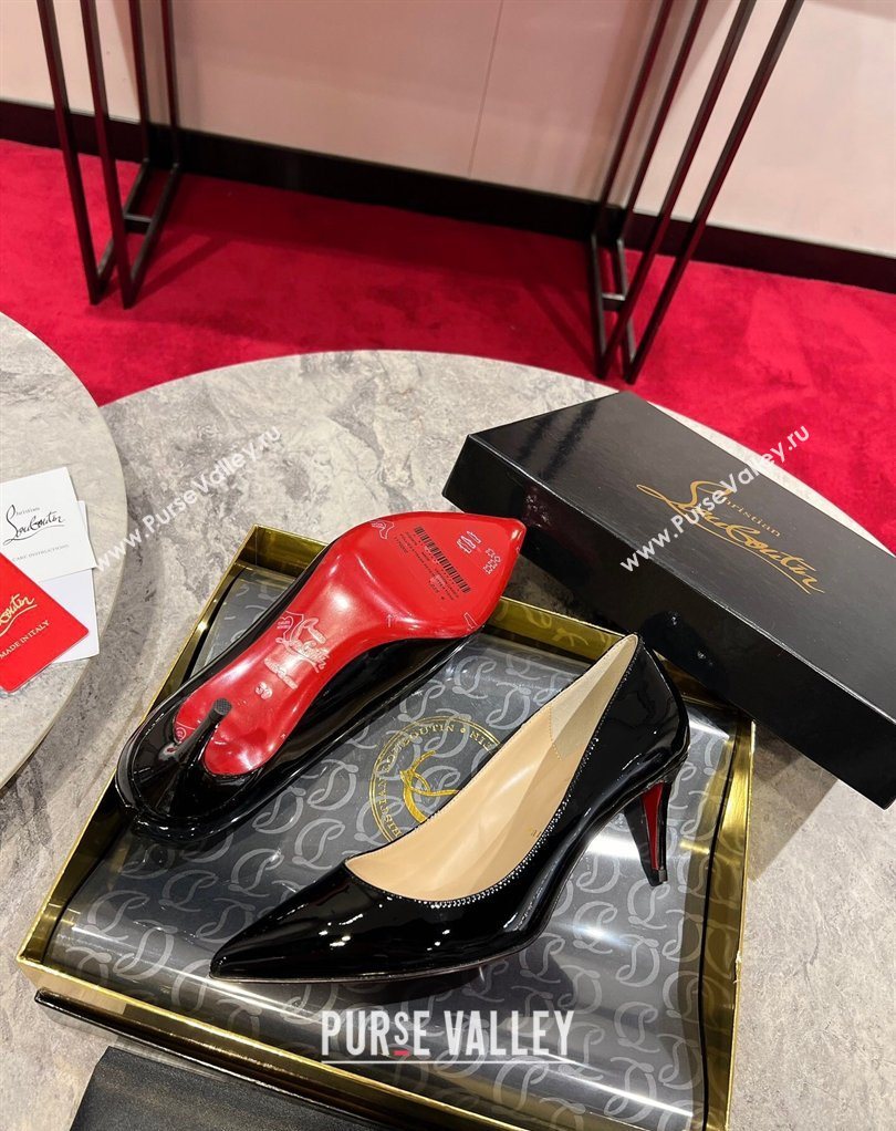 Christian Louboutin Kate Pumps 6.5cm in Patent Leather Black 2026 0225 (MD-260225078)