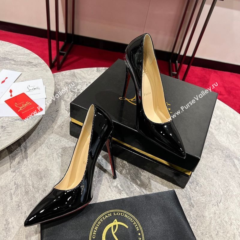 Christian Louboutin So Kate Pumps 12cm in Patent Leather Black 2026 0225 (MD-260225073)