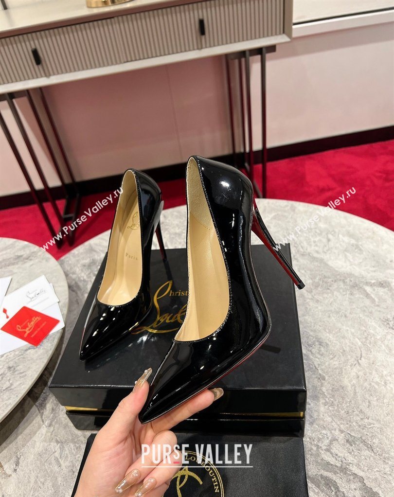 Christian Louboutin So Kate Pumps 12cm in Patent Leather Black 2026 0225 (MD-260225073)