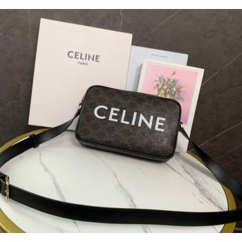 Celine Mens Medium Messenger Bag in Triomphe Canvas 2026 194502 (BL-260411061)