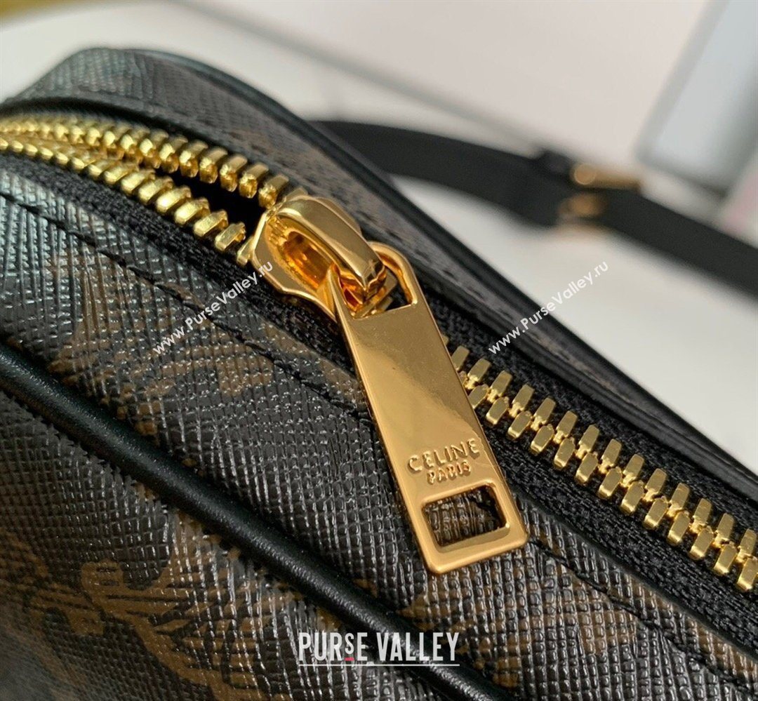 Celine Mens Medium Messenger Bag in Triomphe Canvas 2026 194502 (BL-260411061)