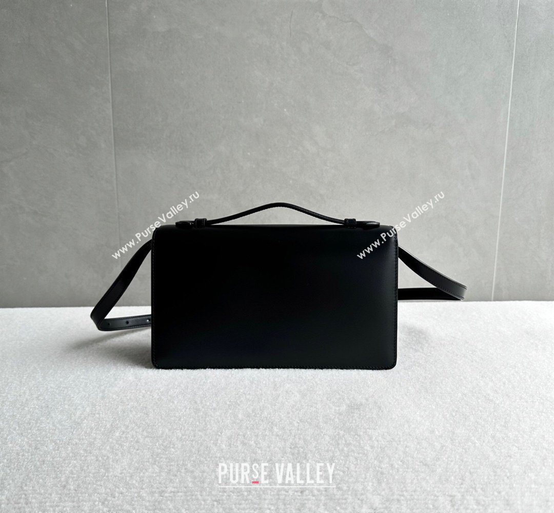Celine Triomphe Folio Medium Bag in Calfskin Leather Black 2026 102382 (BL-260411066)