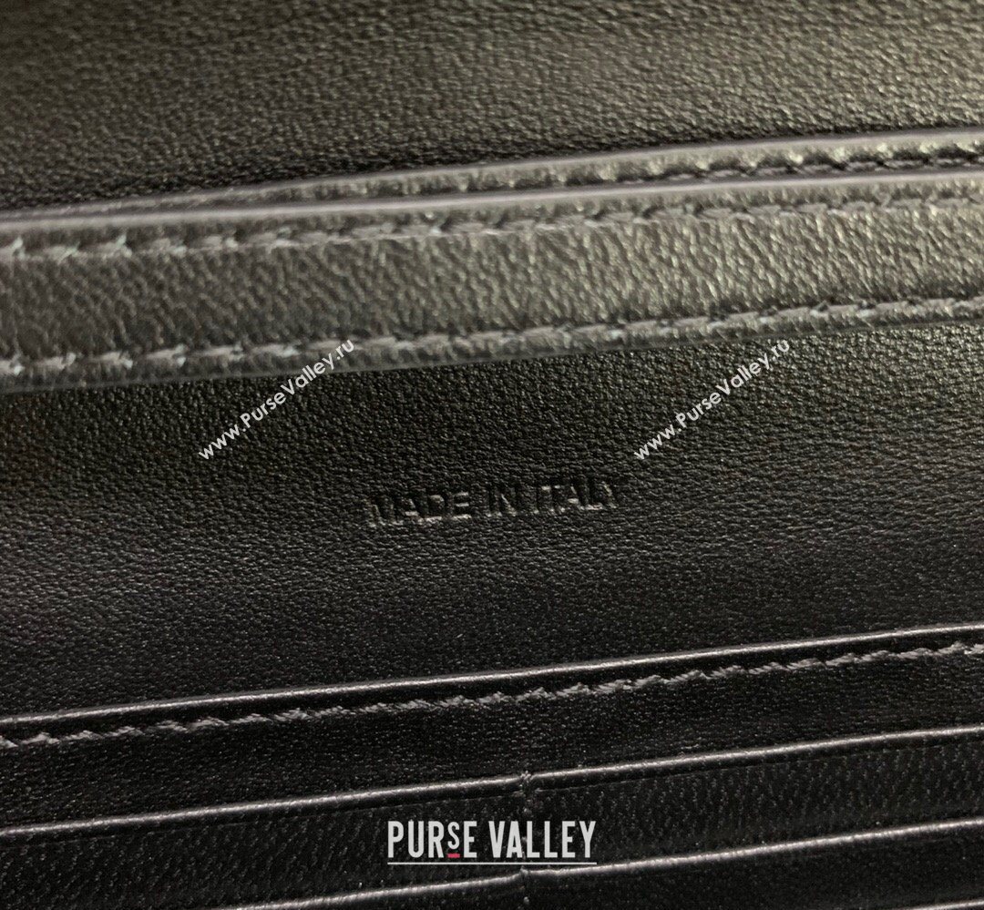 Celine Triomphe Leather Chain Mini Bag Black 2026 10J733 (BL-260411059)