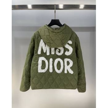 Dior Miss Dior Padded Jacket Green 2024 1219 (QI-241219012)