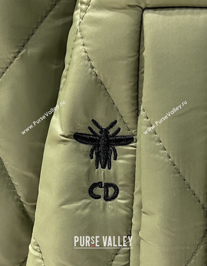 Dior Miss Dior Padded Jacket Green 2024 1219 (QI-241219012)