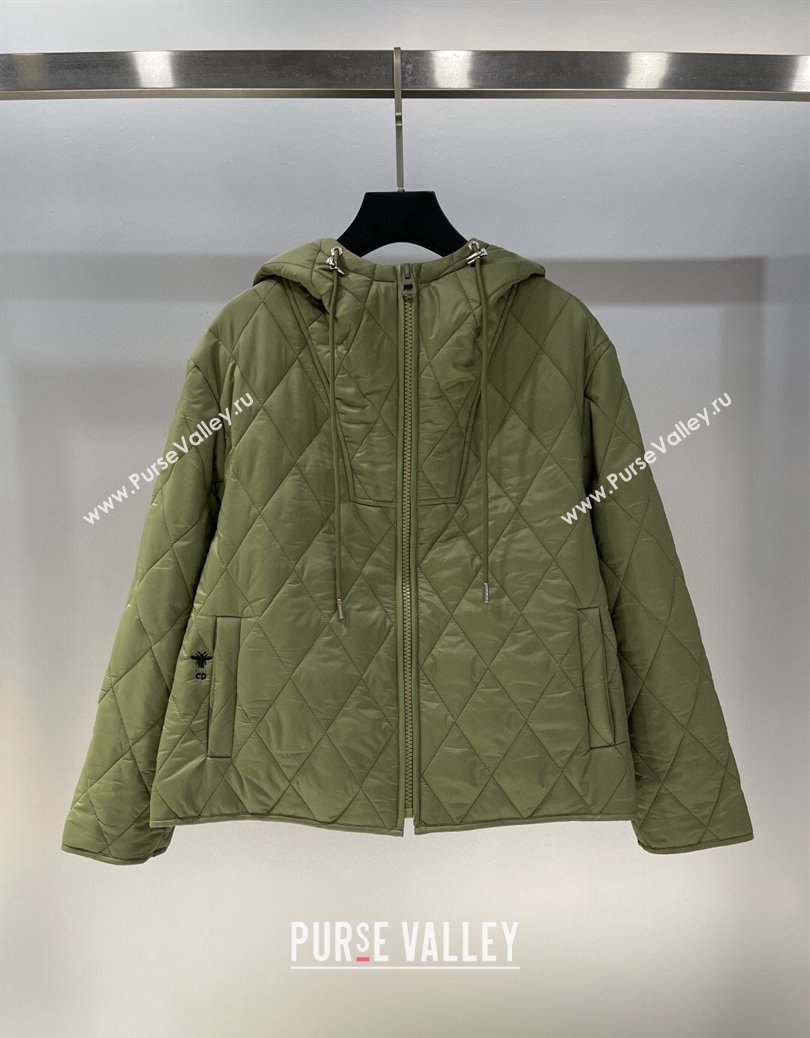 Dior Miss Dior Padded Jacket Green 2024 1219 (QI-241219012)