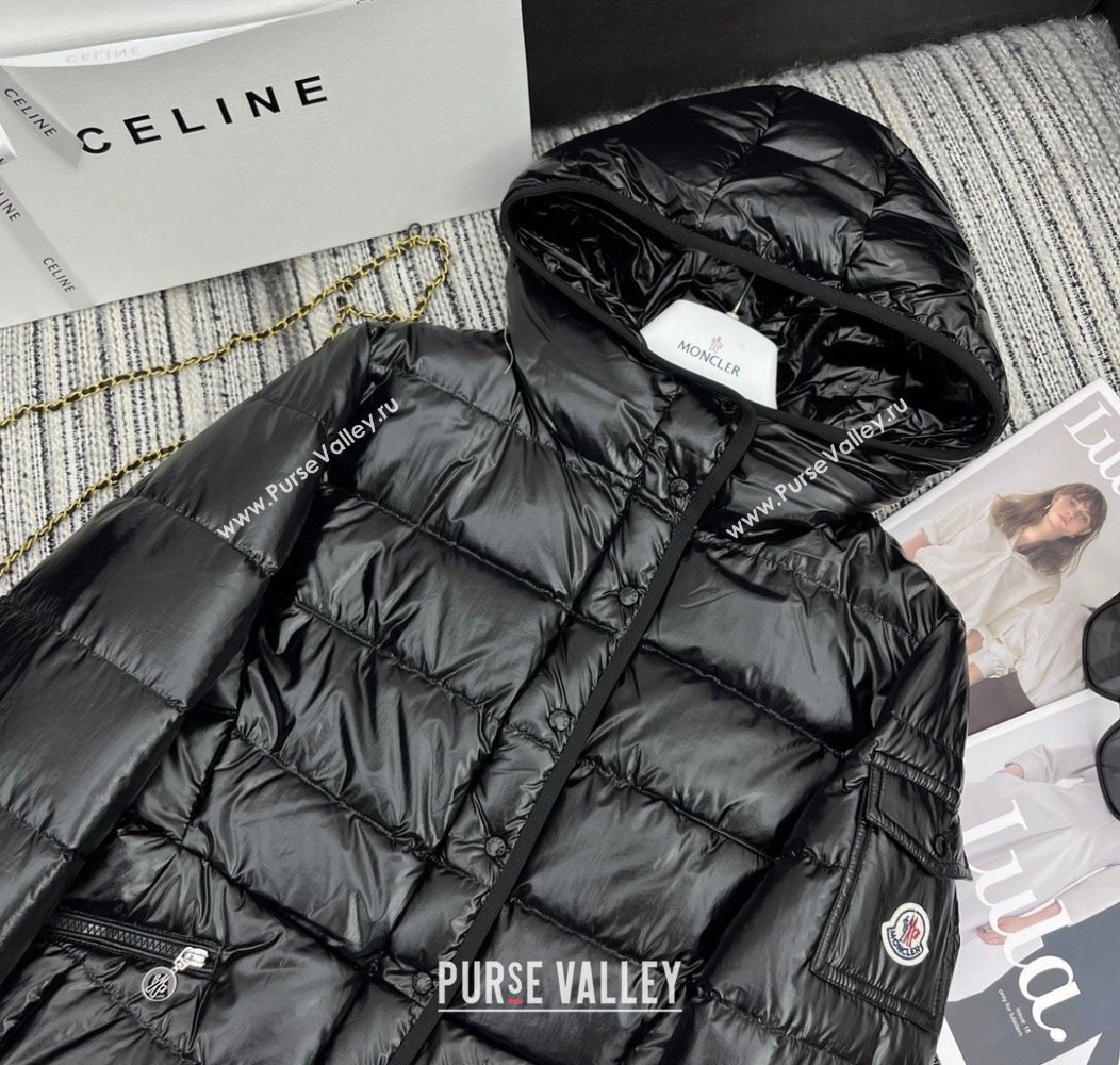 Moncler Hoodie Down Jacket Black 2024 1219 (QI-241219034)