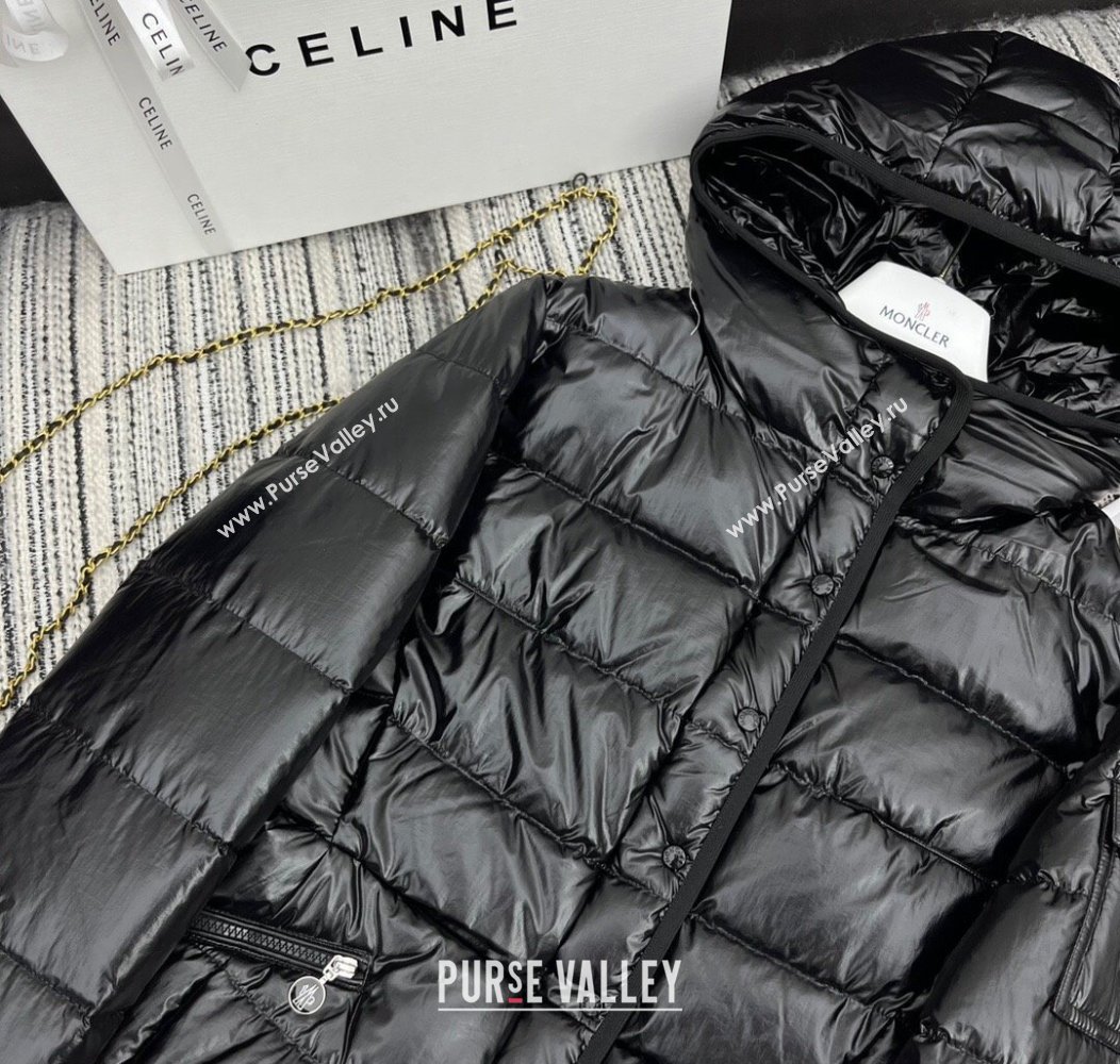 Moncler Hoodie Down Jacket Black 2024 1219 (QI-241219034)