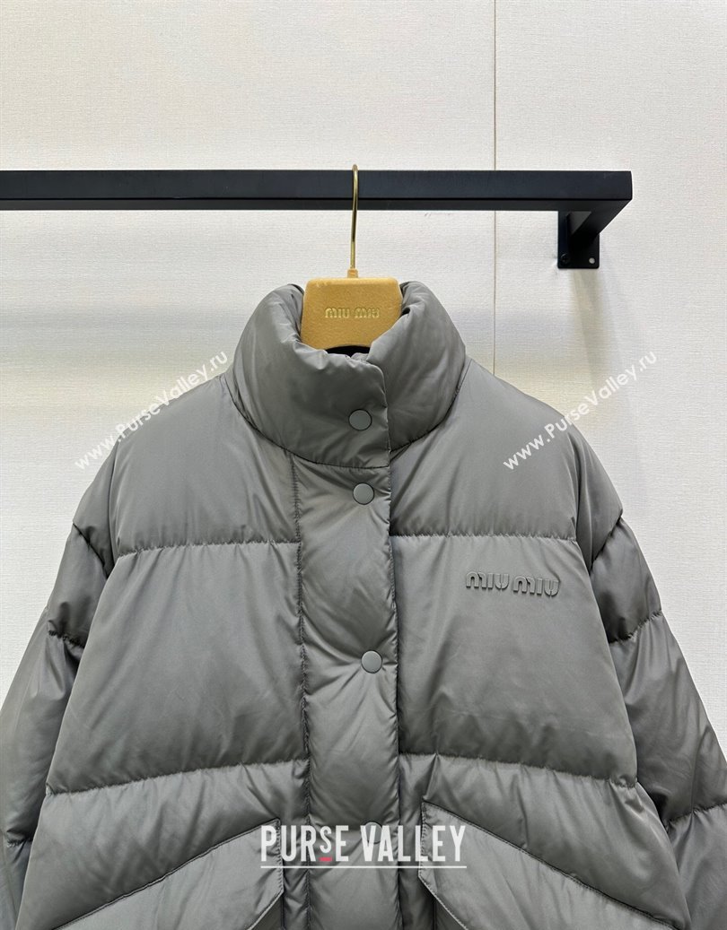 Miu Miu Down Jacket Dark Grey 2025 M091813 (QI-250918025)