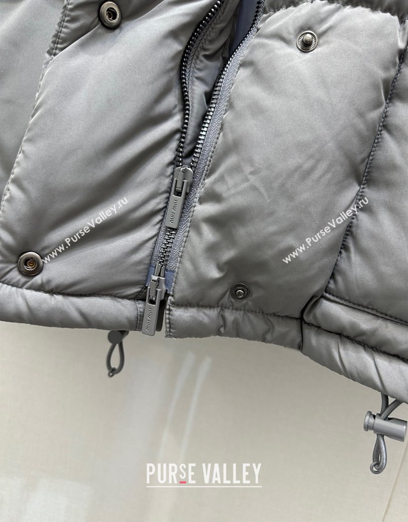 Miu Miu Down Jacket Dark Grey 2025 M091813 (QI-250918025)