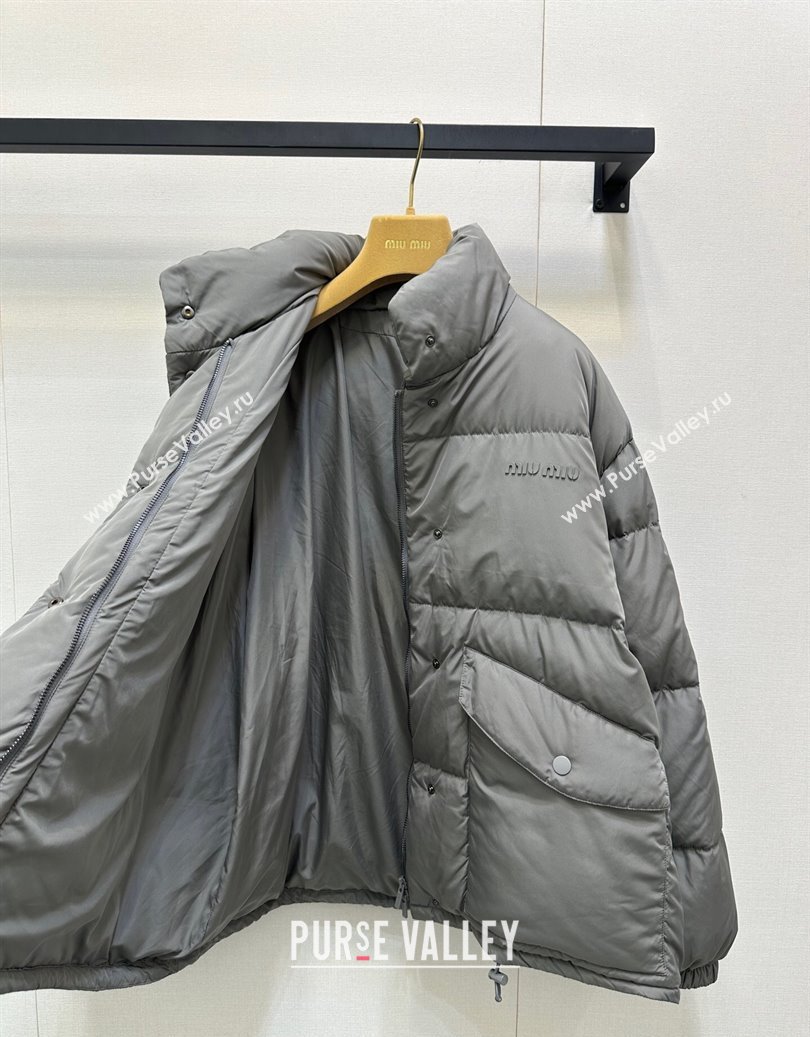 Miu Miu Down Jacket Dark Grey 2025 M091813 (QI-250918025)