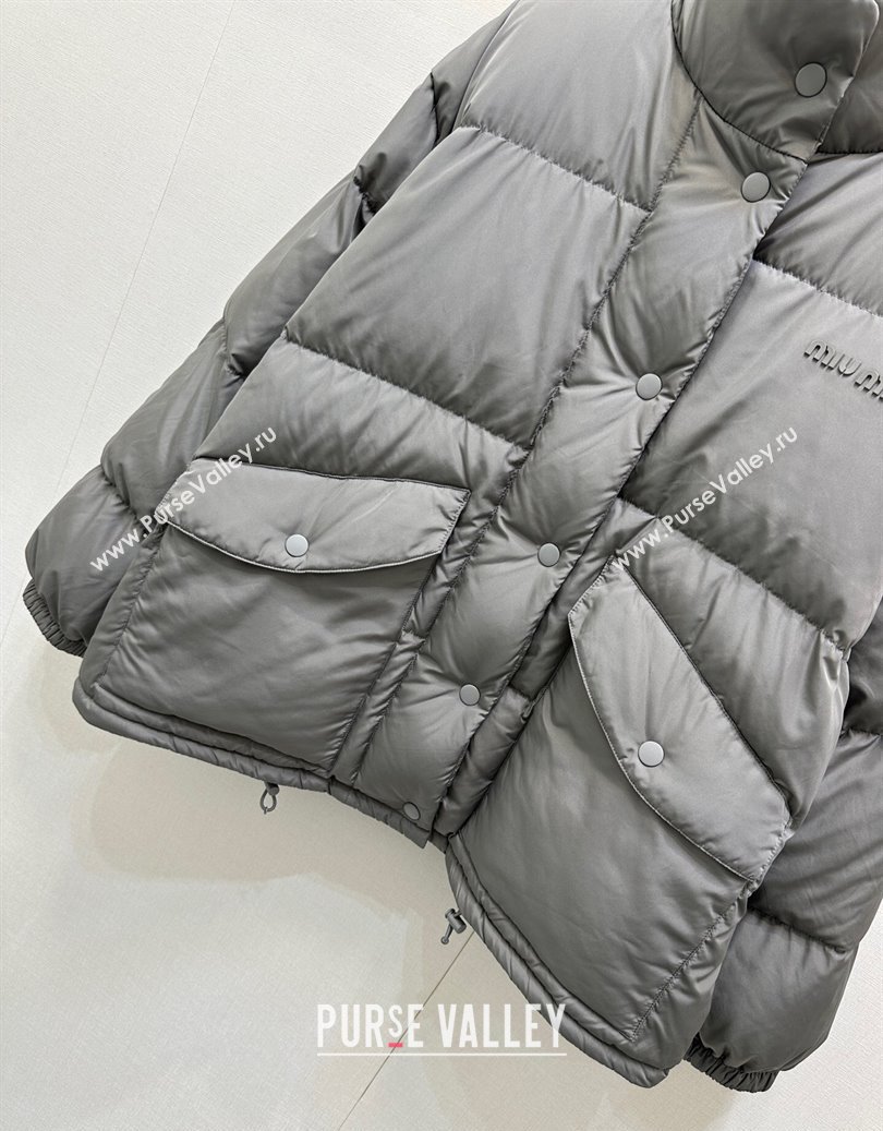 Miu Miu Down Jacket Dark Grey 2025 M091813 (QI-250918025)
