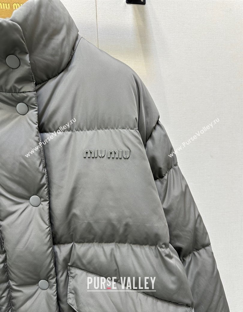 Miu Miu Down Jacket Dark Grey 2025 M091813 (QI-250918025)