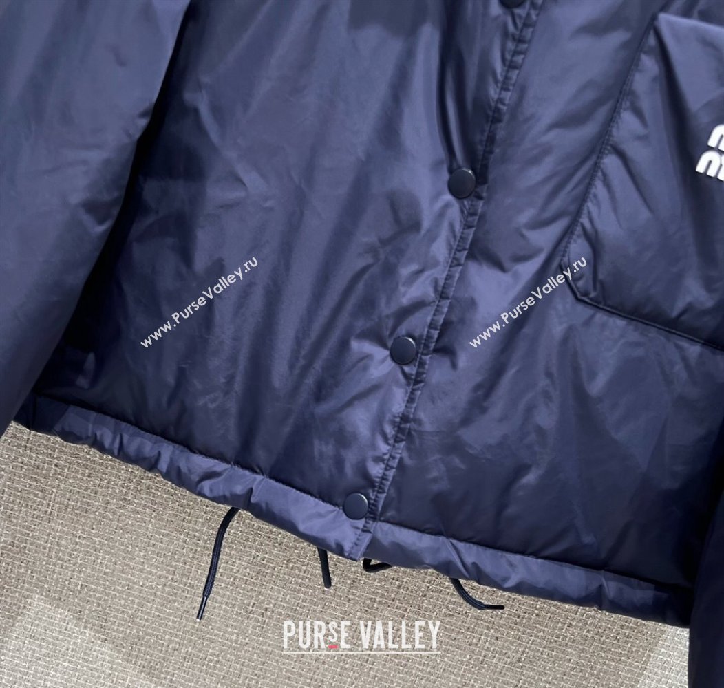 Miu Miu Down Jacket Navy Blue 2025 M091815 (QI-250918030)