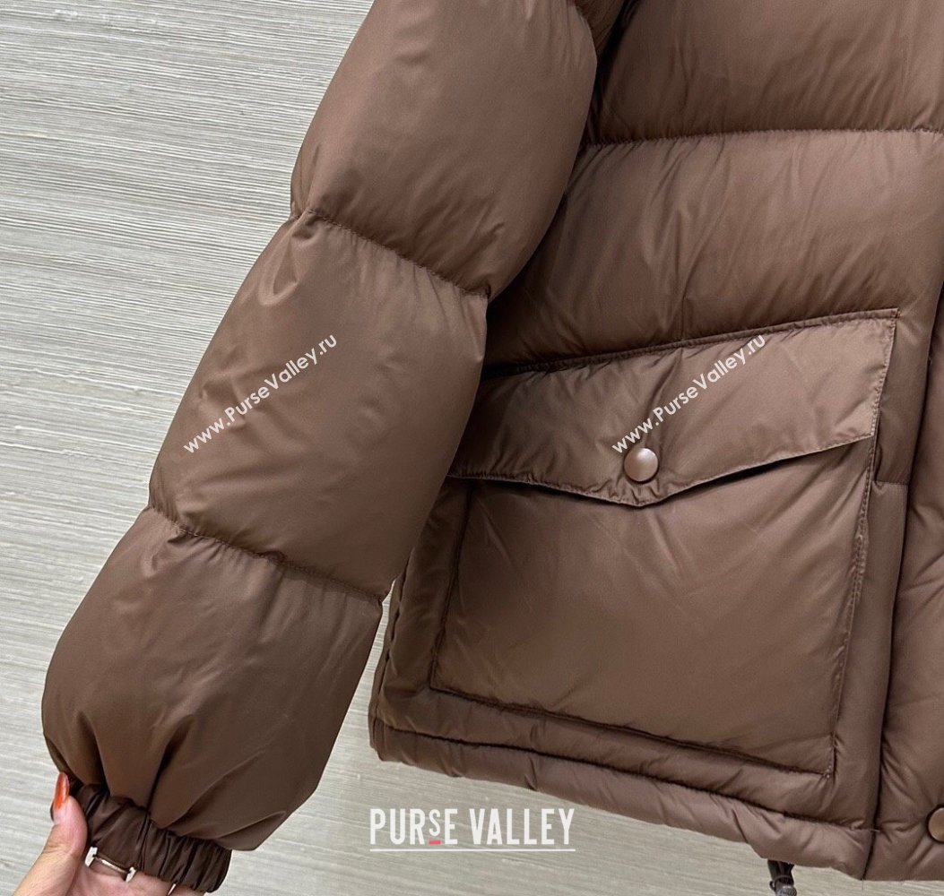 Miu Miu Down Jacket Brown 2025 M091822 (QI-250918040)