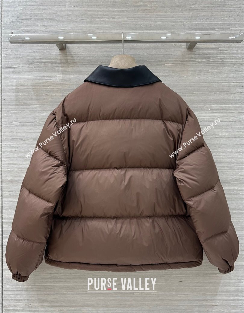 Miu Miu Down Jacket Brown 2025 M091822 (QI-250918040)