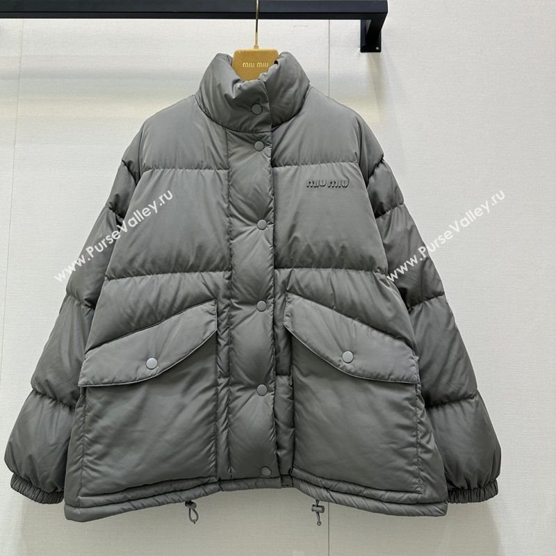 Miu Miu Down Jacket Dark Grey 2025 M091813 (QI-250918025)