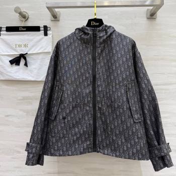 Dior Oblique Jacket Grey 2025 DR091901 (QI-250919002)