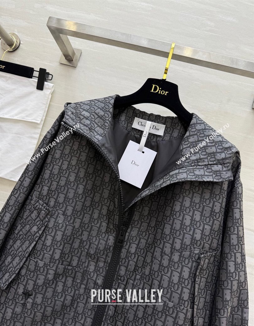 Dior Oblique Jacket Grey 2025 DR091901 (QI-250919002)