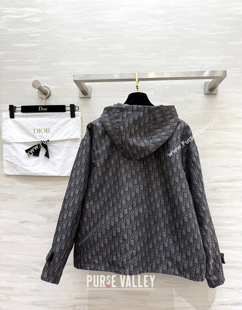 Dior Oblique Jacket Grey 2025 DR091901 (QI-250919002)