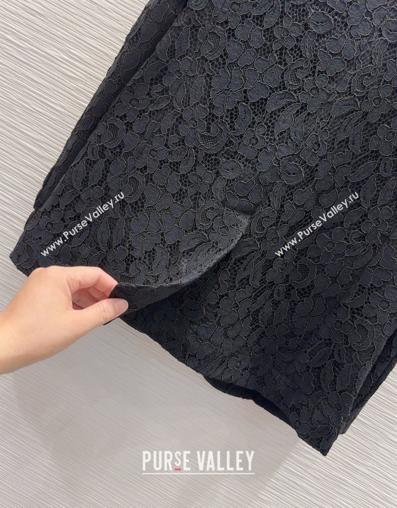 Dior Lace Jacket Black 2025 DR091949 (QI-250919050)