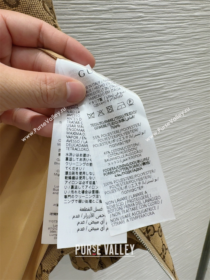 Gucci GG Jacket with Horsebit Brown 2025 GG091904 (QI-250919055)