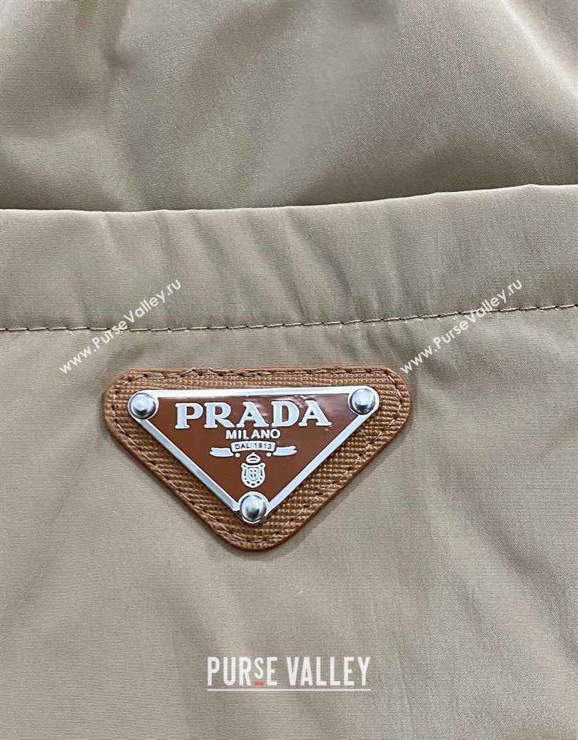 Prada Cotton-Padded Jacket and Pants Set Beige 2025 PR091960 (QI-250919060)