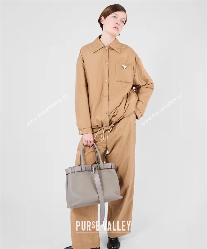 Prada Cotton-Padded Jacket and Pants Set Beige 2025 PR091960 (QI-250919060)